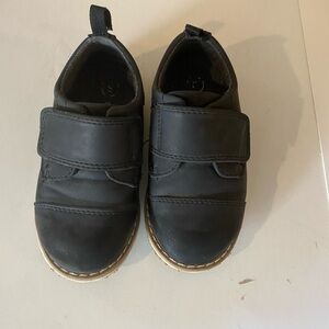 Cat & Jack Black Kids Dress Shoes with Velcro
